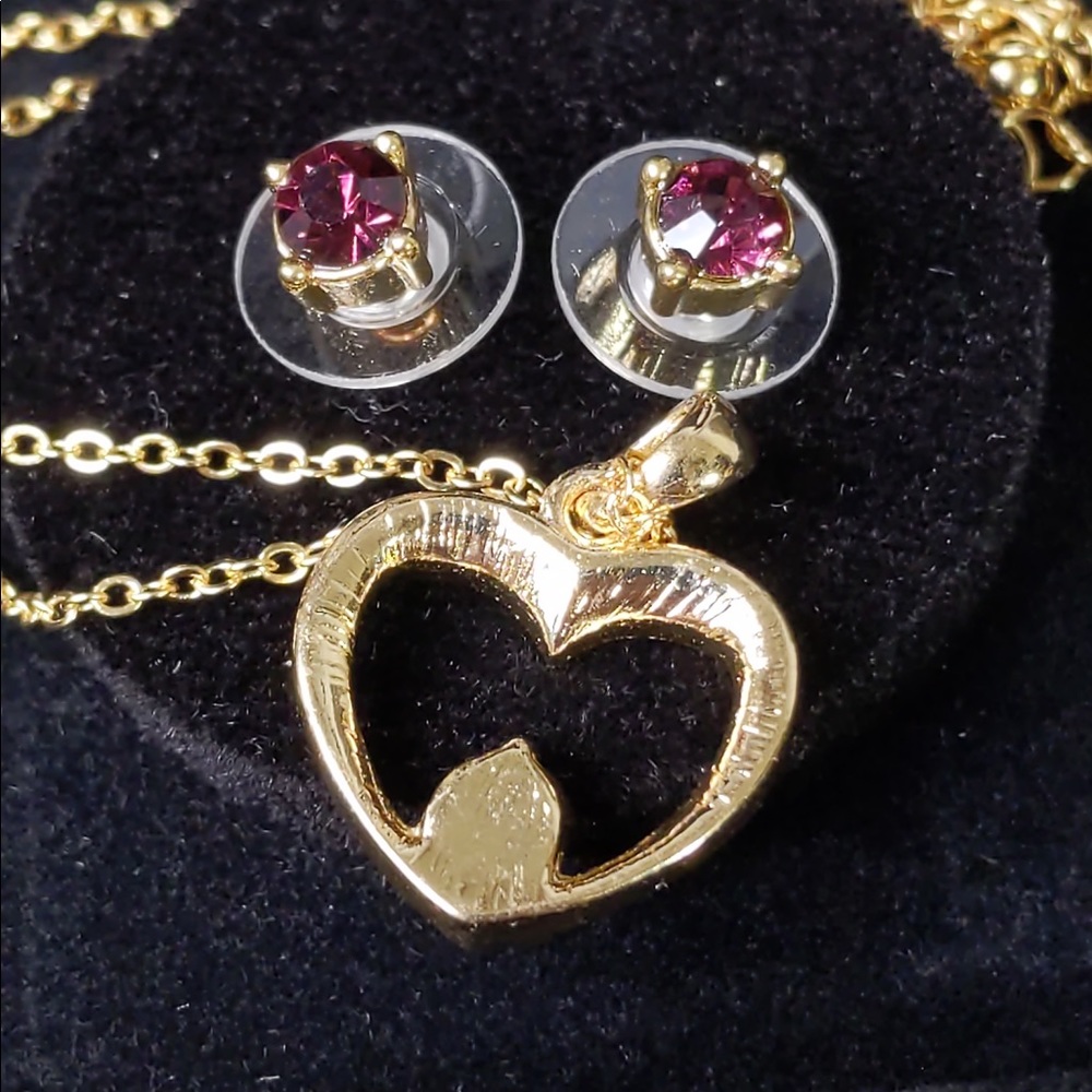 2z👯♀️Host Pick⚡️Gold Tone Necklace & Earring Set - Picture 7 of 9